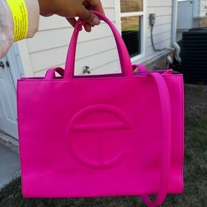 Telfar Hot Pink Tote Bag